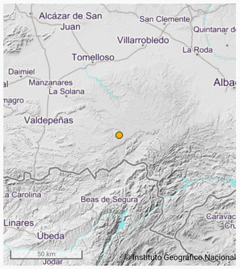 Montiel registra un terremoto de 2,8 grados de magnitud