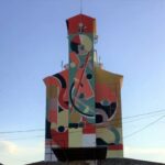 El proyecto de arte mural ‘Titanes’ pone así de chulos varios silos de Ciudad Real