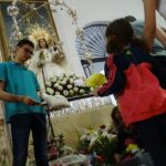 Cerca de 200 alumnos de todos los colegios de Tomelloso participan en la Ofrenda Floral a la Virgen de las Viñas
