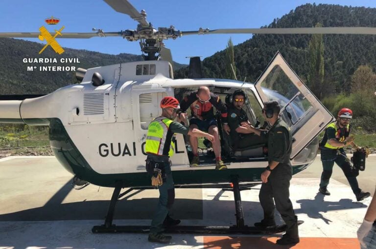La Guardia Civil rescata a tres participantes de una prueba deportiva en el Calar del Río Mundo