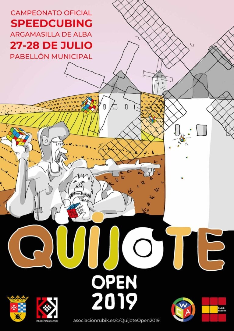 Argamasilla de Alba acogerá los días 27 y 28 de julio el Quijote Open 2019 del cubo de Rubik