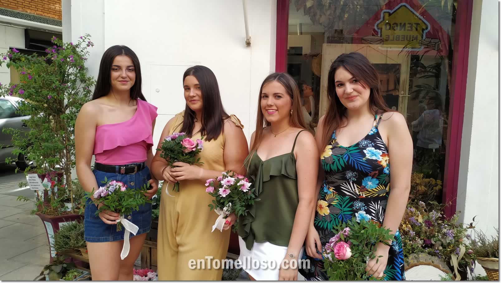Andrea, Lorena y Mónica las Madrinas de Feria Fiestas Tomelloso 2019