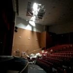 El temporal deja importantes destrozos en el Teatro Auditorio de Argamasilla de Alba