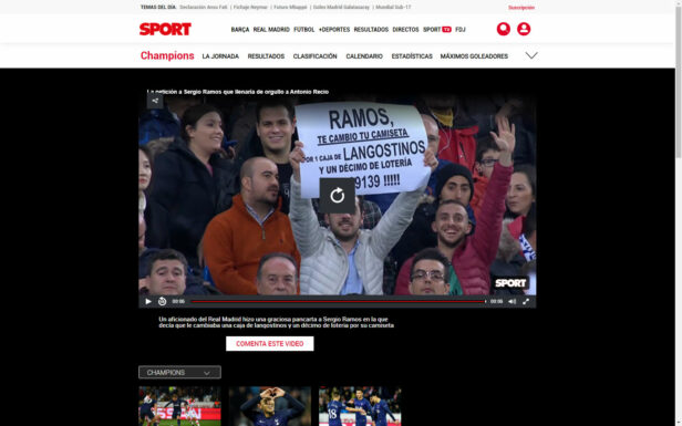 Dos tomelloseros llaman la atención de Sergio Ramos en el Bernabéu