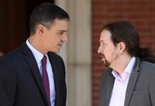 Sánchez e Iglesias anuncian un preacuerdo de gobierno