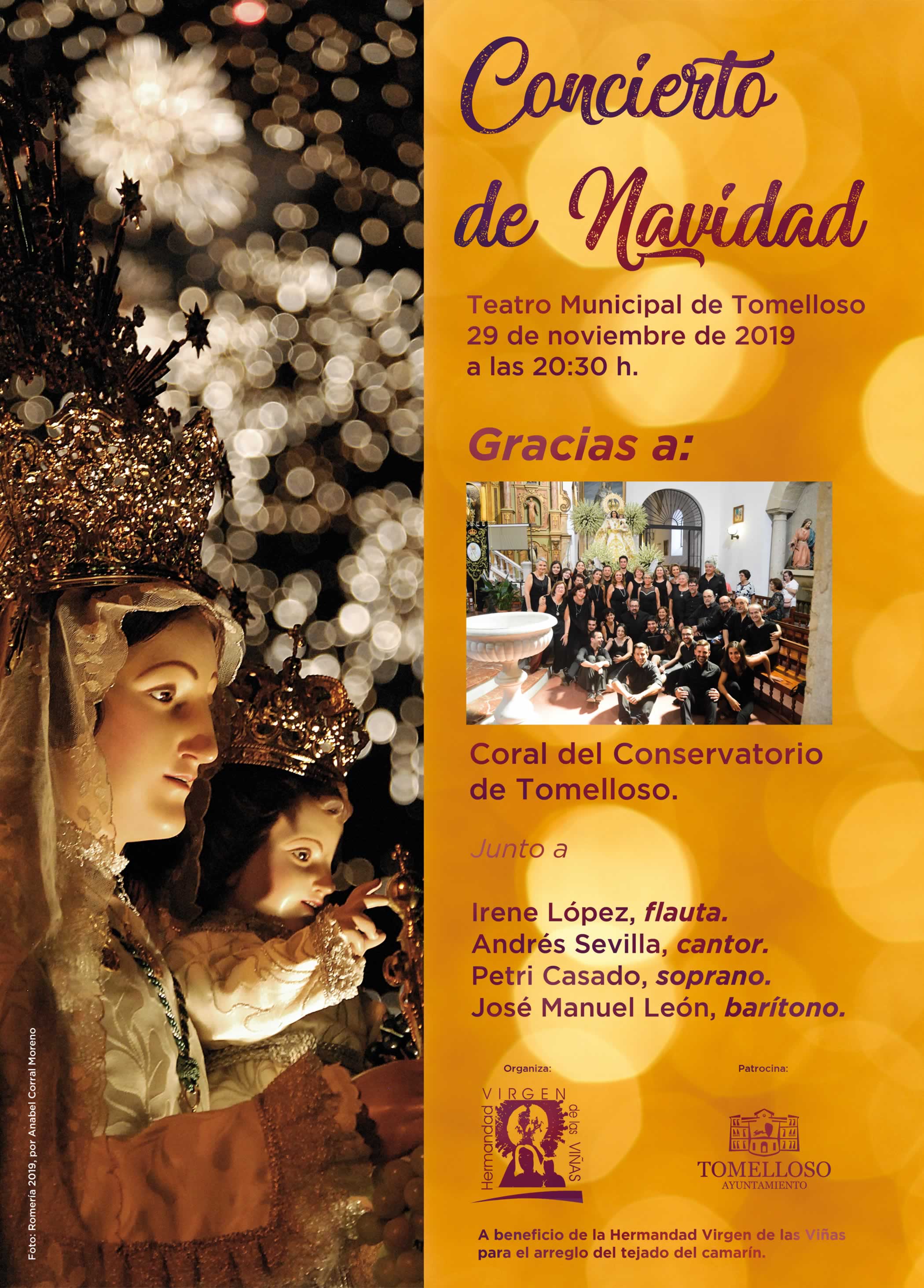 Este fin de semana, Tomelloso acogerá el Concierto de Navidad y el II Retiro de Adviento en Pinilla