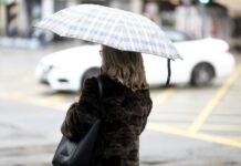 Un temporal de lluvias intensas y nieve por encima de 800 metros llegará el domingo y pondrá fin a las altas temperaturas