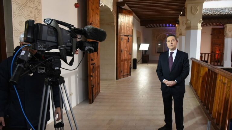 Mensaje de Año Nuevo de Emiliano García Page, presidente de Castilla-La Mancha