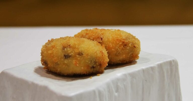 La croqueta del Restaurante Iván Cerdeño, Mejor Croqueta de Jamón Joselito 2020