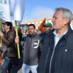 Los agricultores llegan a Toledo al grito del «campo unido, jamás será vencido»: «Pedimos precios justos»