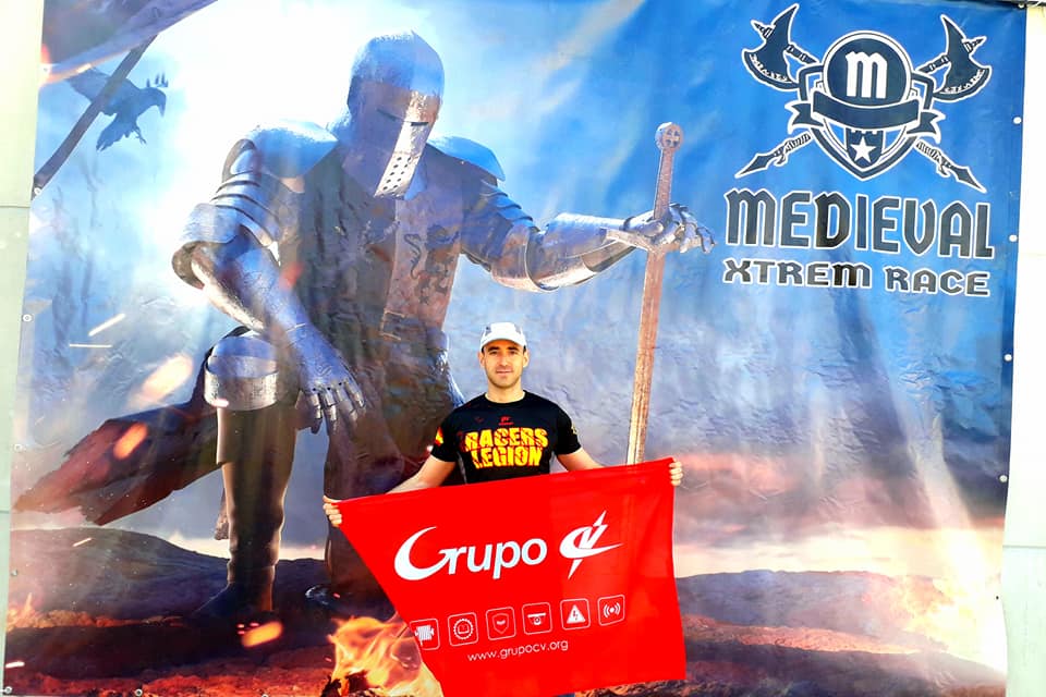 El tomellosero Julián Cantos, ganador de la primera carrera del año de la Liga de Carreras de Obstáculos