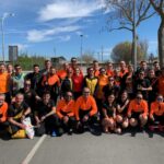 Los 'Pieles Run' celebran el 8M y participan en el Campeonato de Europa de Duatlón