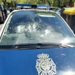 Detenido un hombre en Madrid que intentó rajar a varios agentes con dos catanas al grito de «Yo soy Dios»