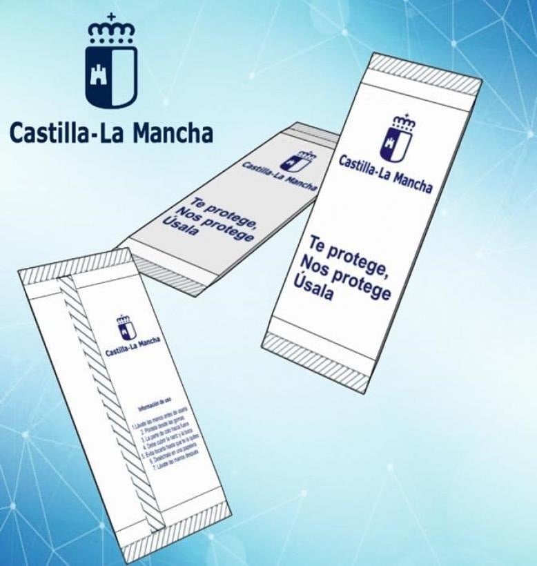 Los ciudadanos de Castilla-La Mancha podrán recoger desde hoy un paquete individual de 3 mascarillas en las farmacias