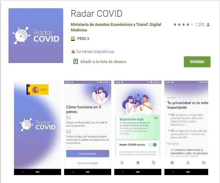 La app ‘Radar Covid’ empezará a implantarse en Castilla-La Mancha desde este viernes