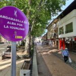 Las calles de Argamasilla de Alba se llenan de mensajes de igualdad contra la violencia machista