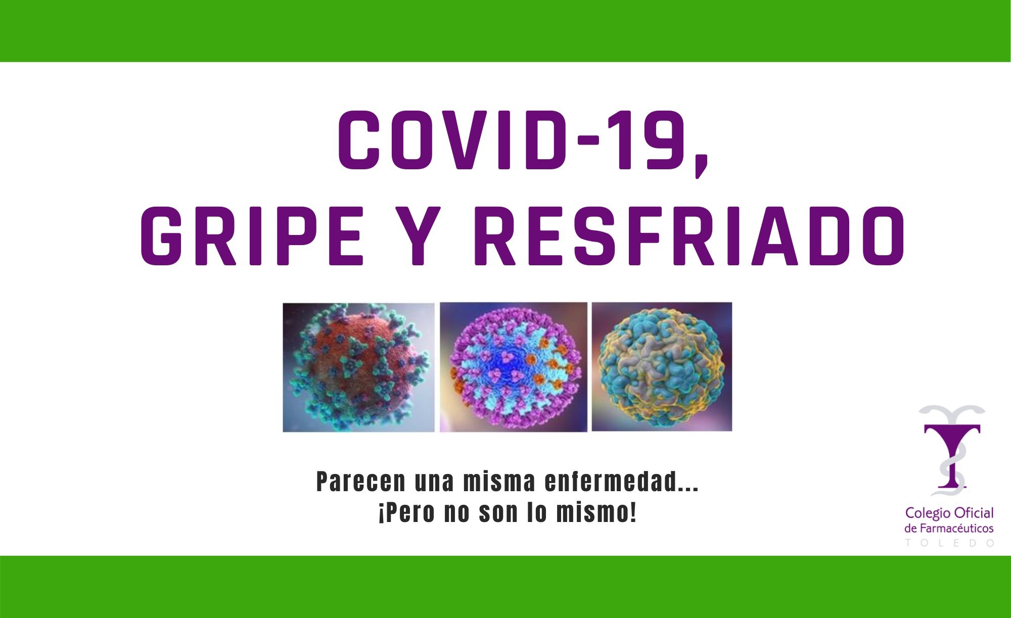 ¿Qué diferencias hay entre coronavirus, gripe y resfriado? Las farmacias de Toledo responden