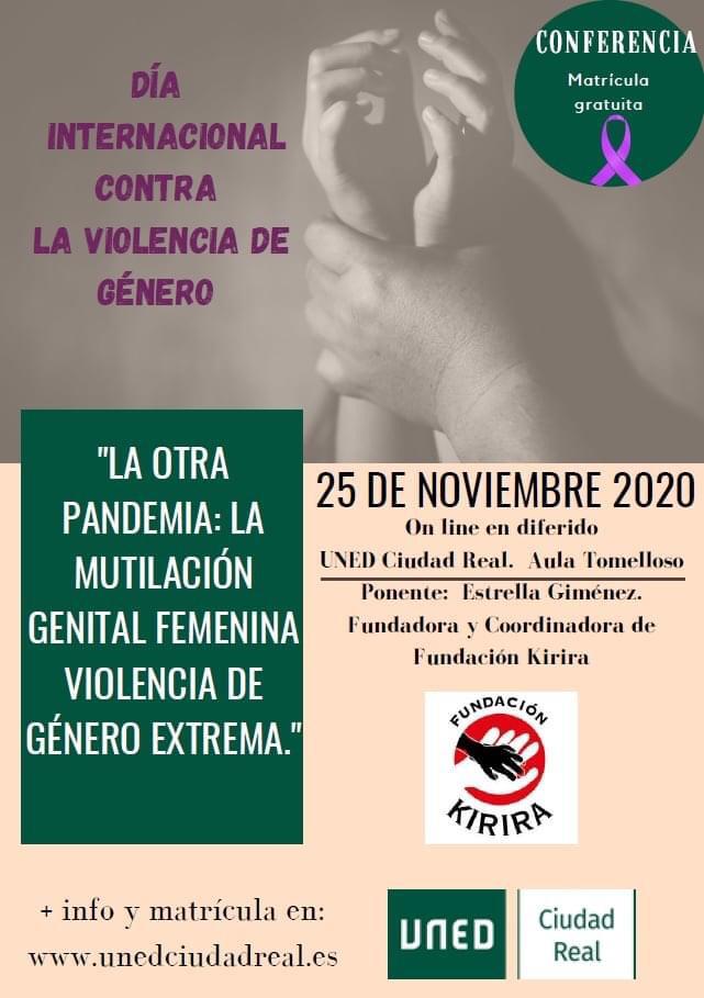 Tomelloso acoge una conferencia online sobre mutilación genital femenina en el 25N