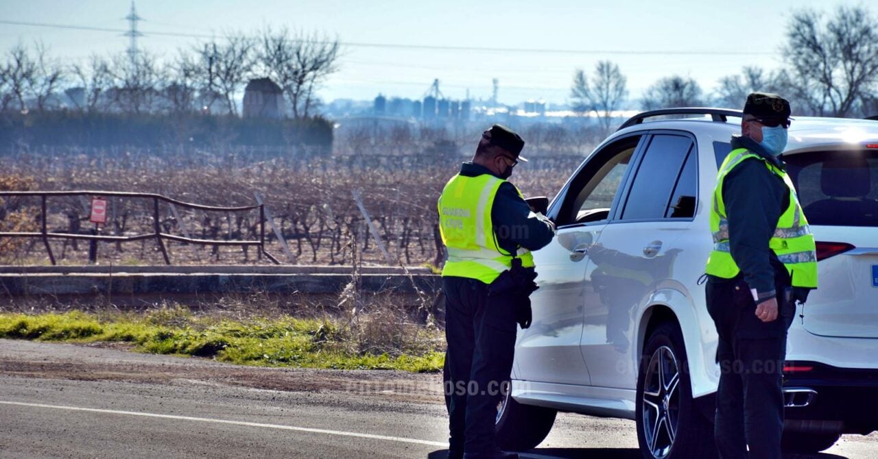 La Guardia Civil de Tomelloso trabaja para evitar salidas y entradas del municipio