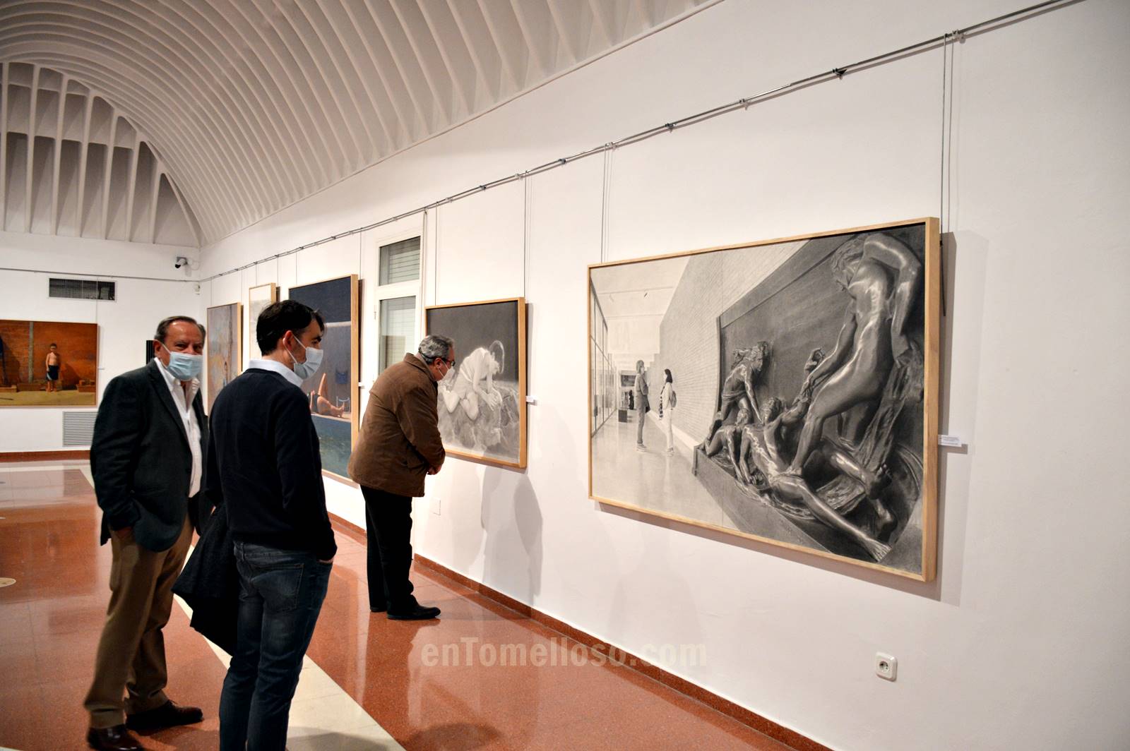 Homenaje a Tomelloso y a López Torres con la exposición de pintura de Pedro Pérez Villegas
