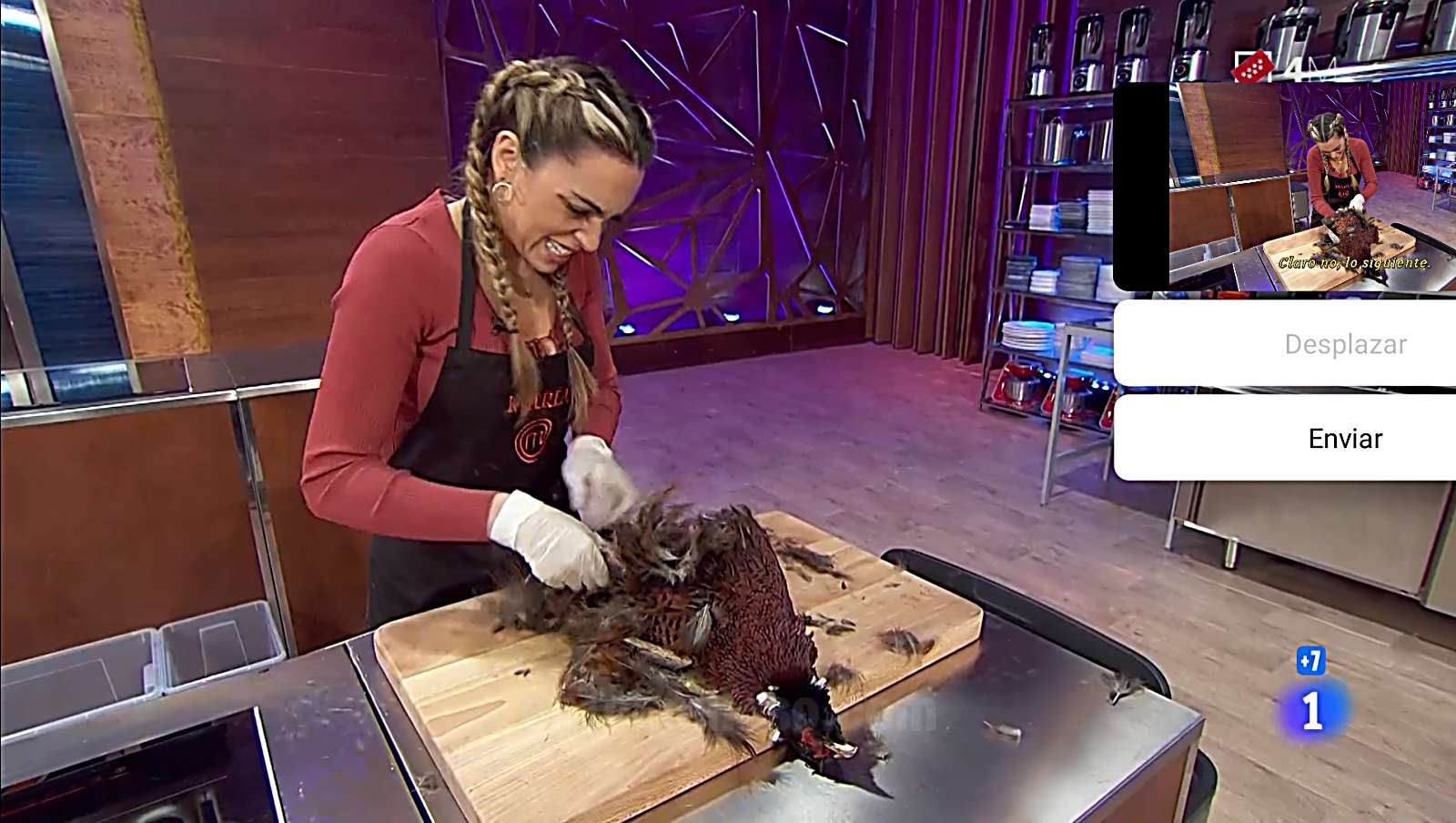 María Morales supera su segundo programa en "Master Chef" con nota alta