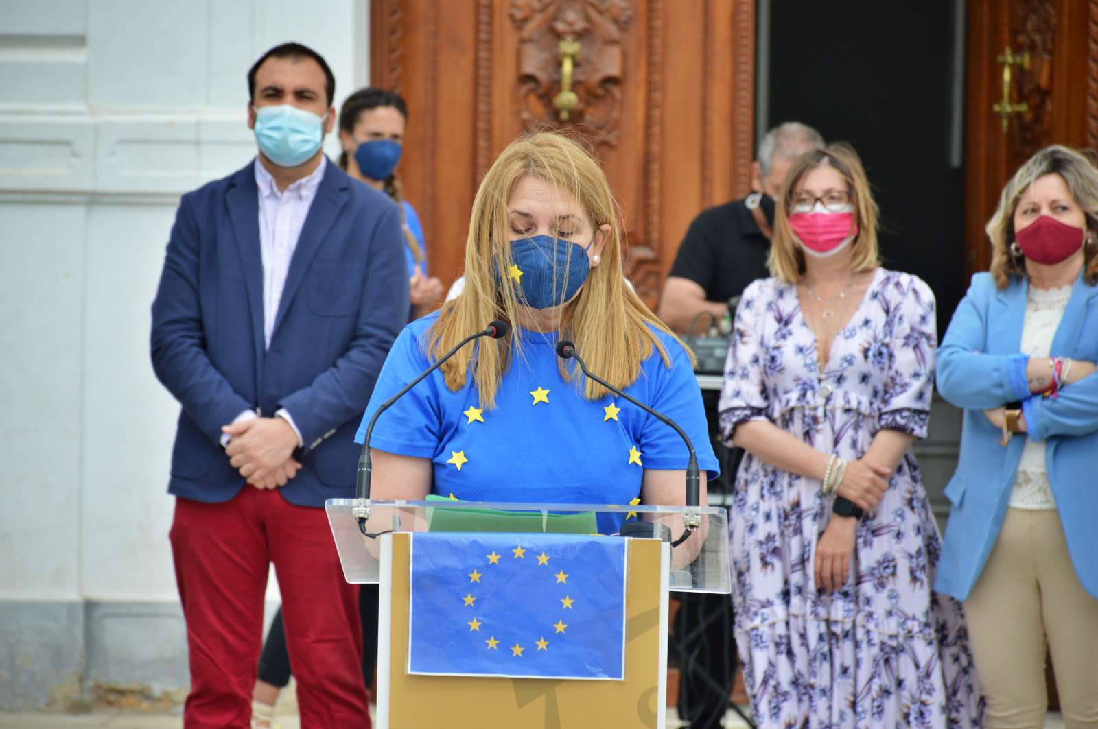 El IES Eladio Cabañero celebra el Día de Europa con un acto en Tomelloso