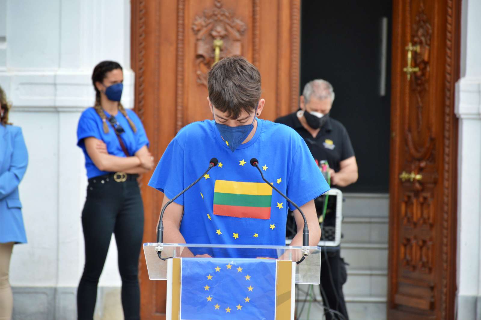 El IES Eladio Cabañero celebra el Día de Europa con un acto en Tomelloso