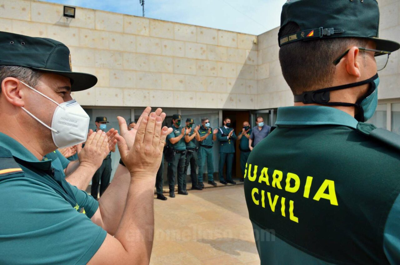 Emotivo adiós al subteniente José Carlos Alba Pareja tras 30 años en la Guardia Civil de Tomelloso