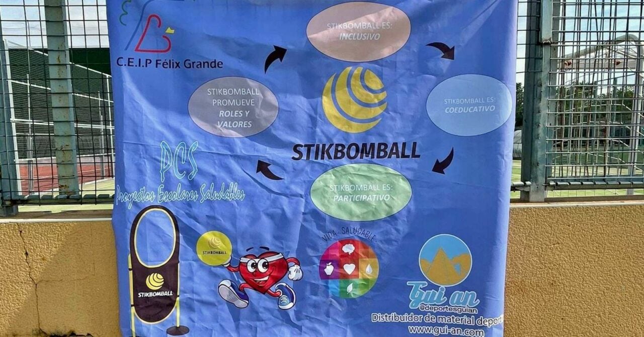 STIKBOMBALL un nuevo deporte escolar creado por Carmelo Trapero en Tomelloso