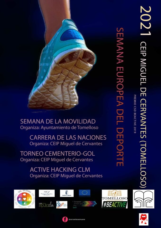 El CEIP Miguel de Cervantes de Tomelloso celebra la Semana Europea del Deporte