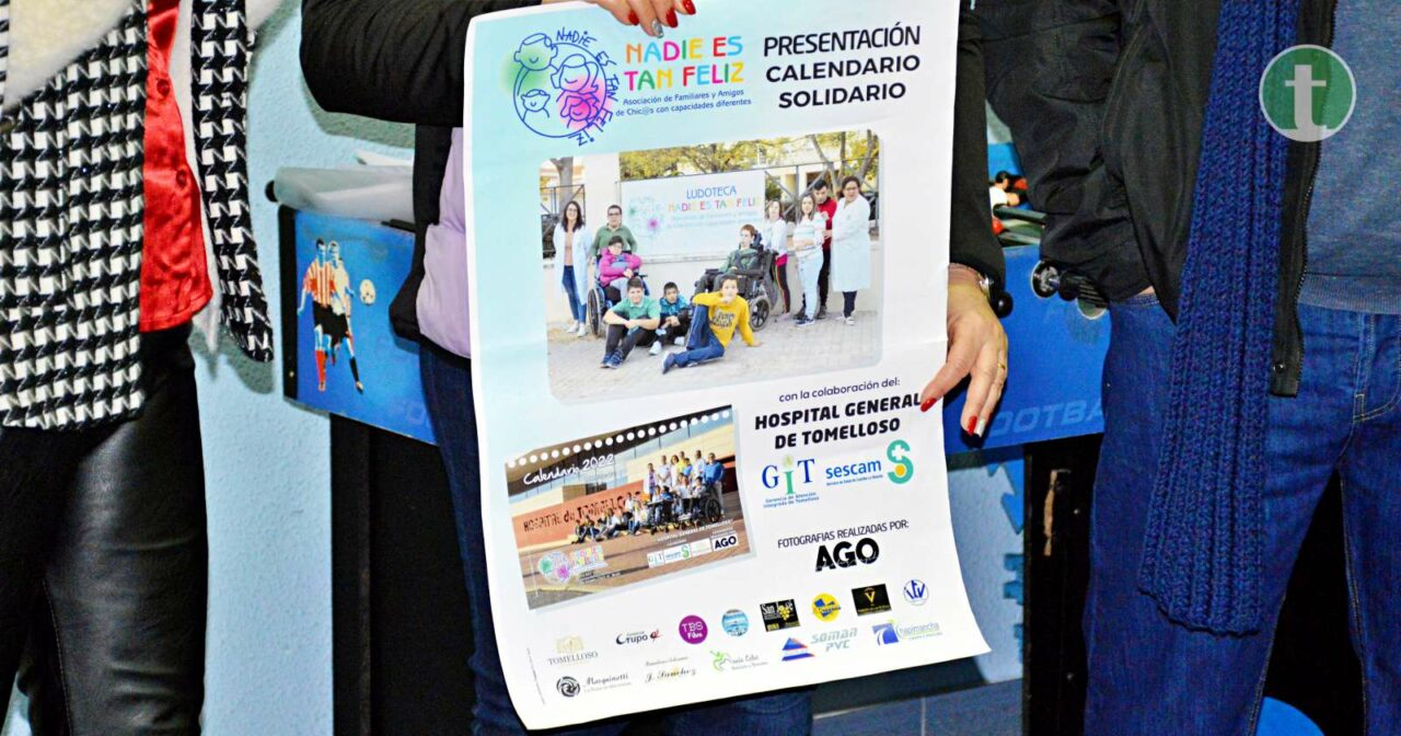 Un calendario solidario a beneficio de la ludoteca "Nadie es tan feliz" en Tomelloso
