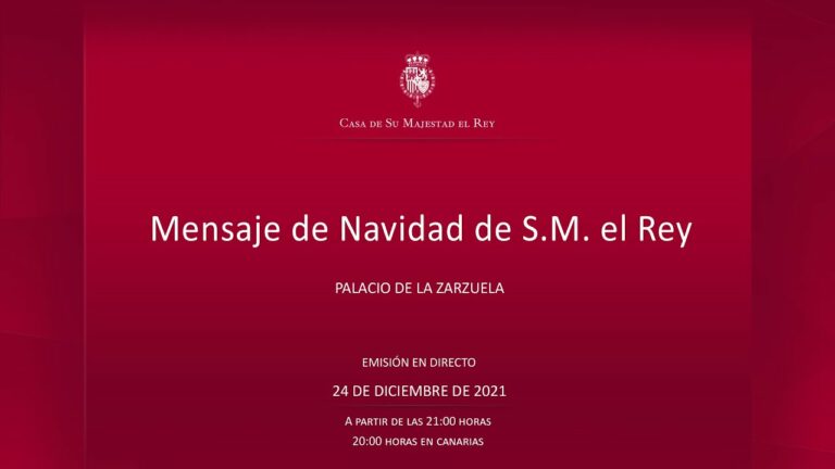 Mensaje de Navidad de S.M. el Rey de España Felipe VI