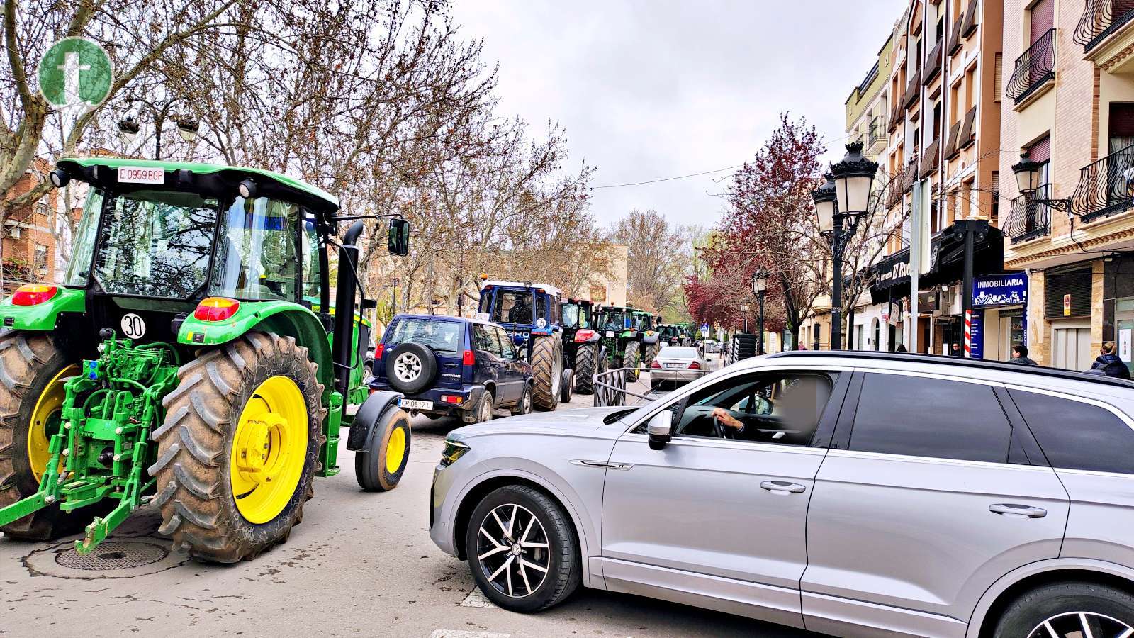 Agricultores y camioneros de Tomelloso vuelven a echarse a la calle con sus reivindicaciones
