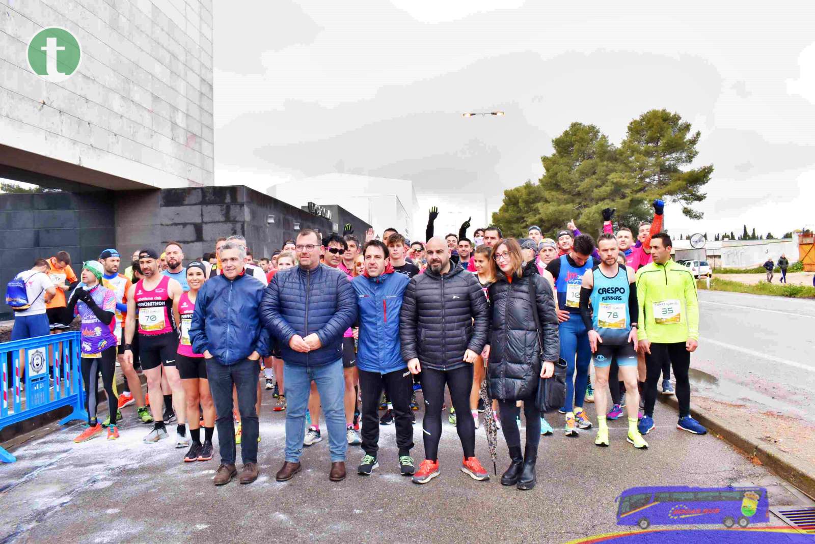 132 atletas desafían a la lluvia en la vuelta de la Carrera Popular de la Romería de Tomelloso