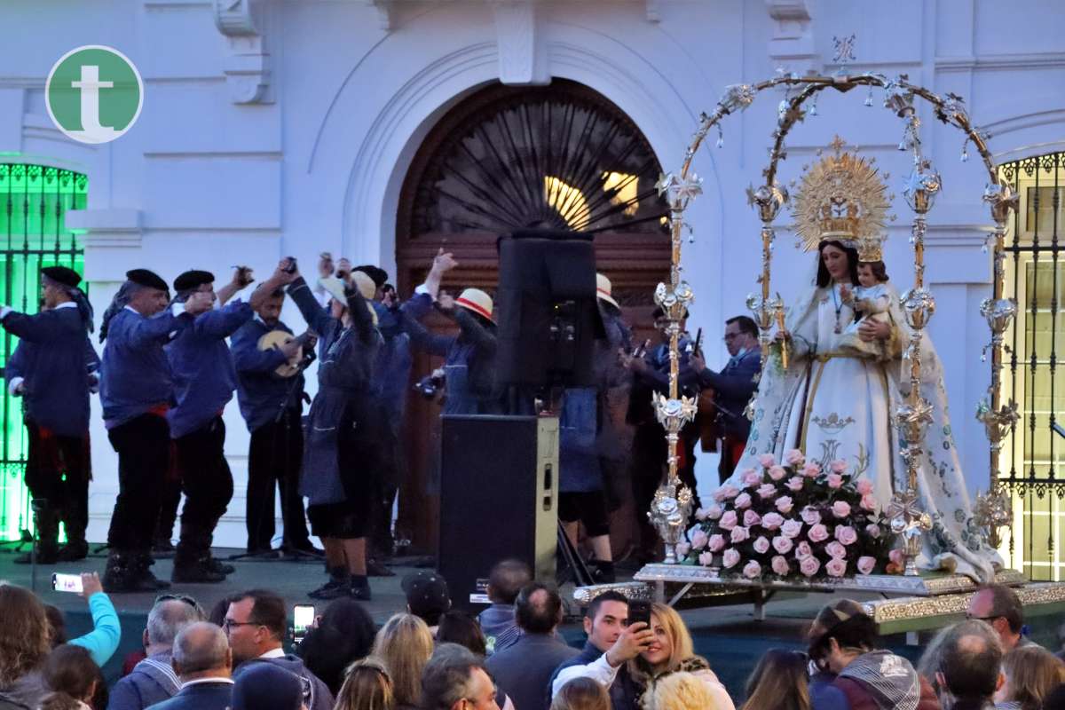 Así ha sido la llegada de la Virgen de las Viñas a Tomelloso