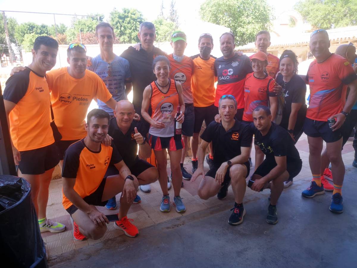 45 atletas de Los Pieles Run de Tomelloso participan en la "X Carrera Popular Villa de Argamasilla de Alba"