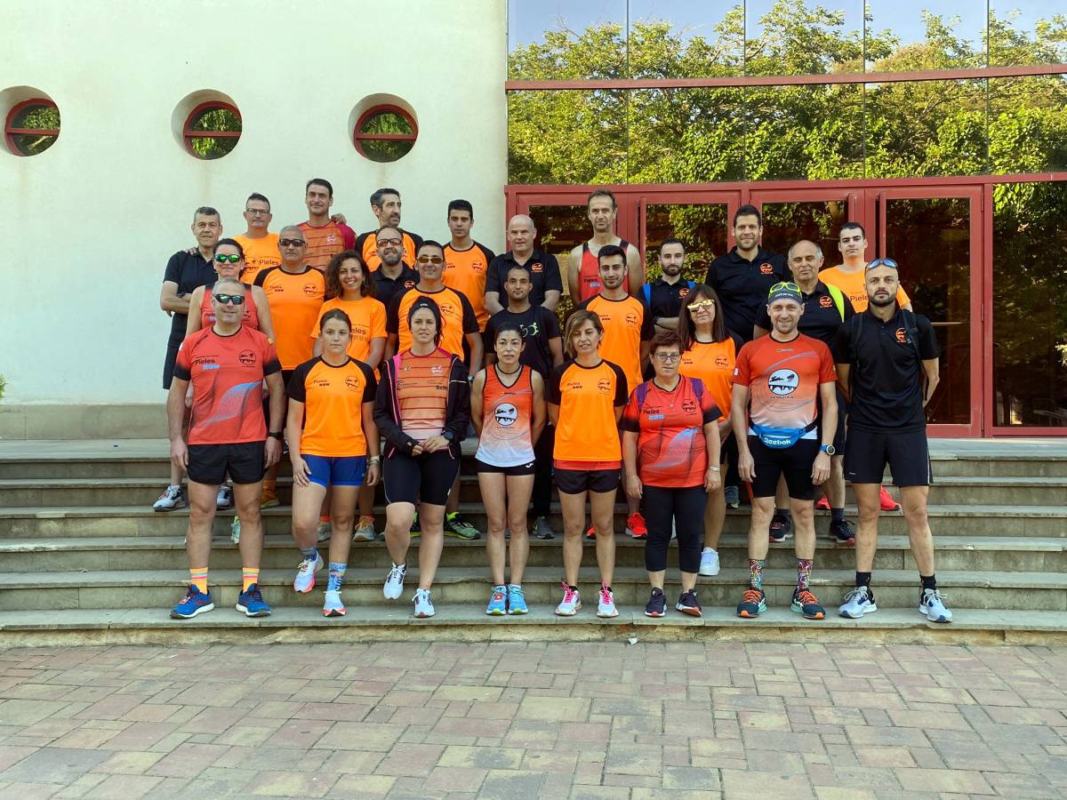 45 atletas de Los Pieles Run de Tomelloso participan en la "X Carrera Popular Villa de Argamasilla de Alba"