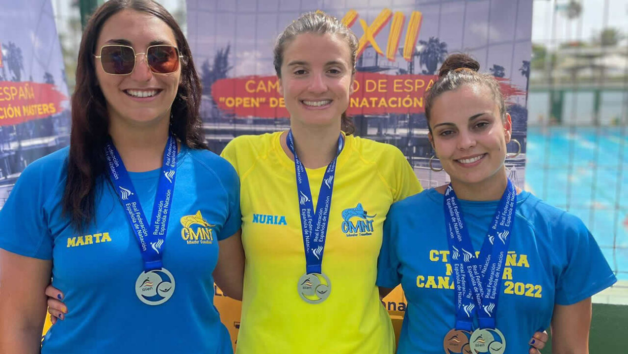 Cuatro medallas para el Club Natación Máster Tomelloso en el Campeonato de España Open de Las Palmas