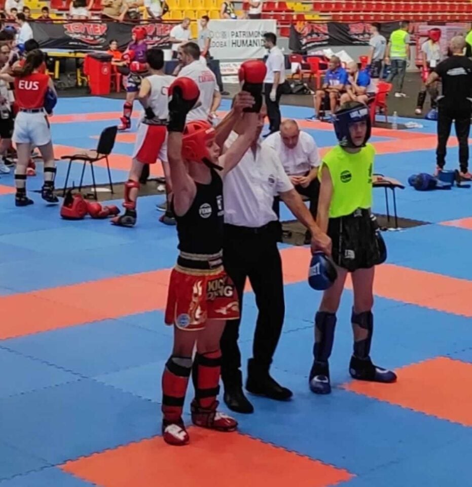 El tomellosero Alonso Moreno, medalla de plata en el campeonato de España de Kick Boxing