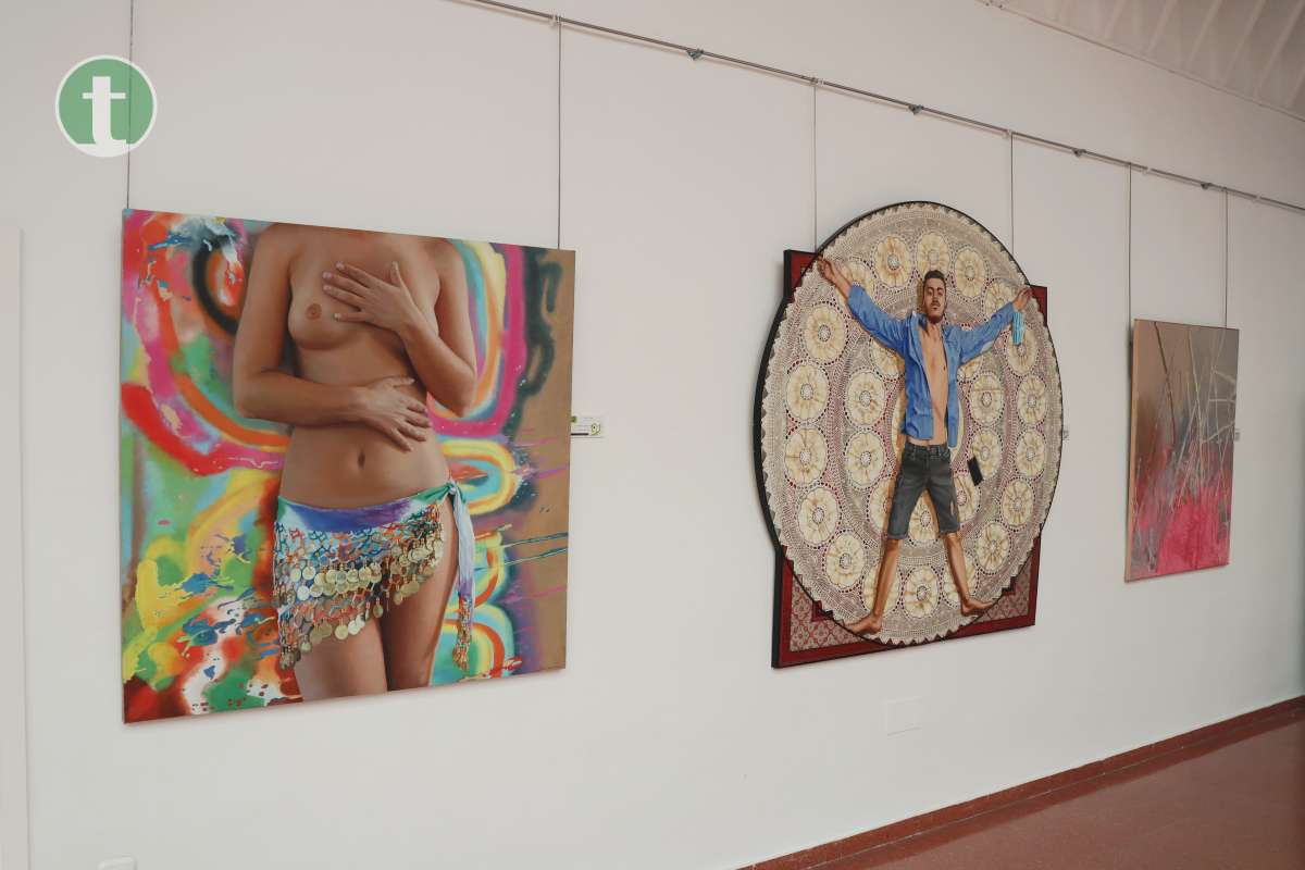 Las exposiciones artísticas de la Fiesta de las Letras quedan inauguradas en el Museo 'Antonio López Torres'