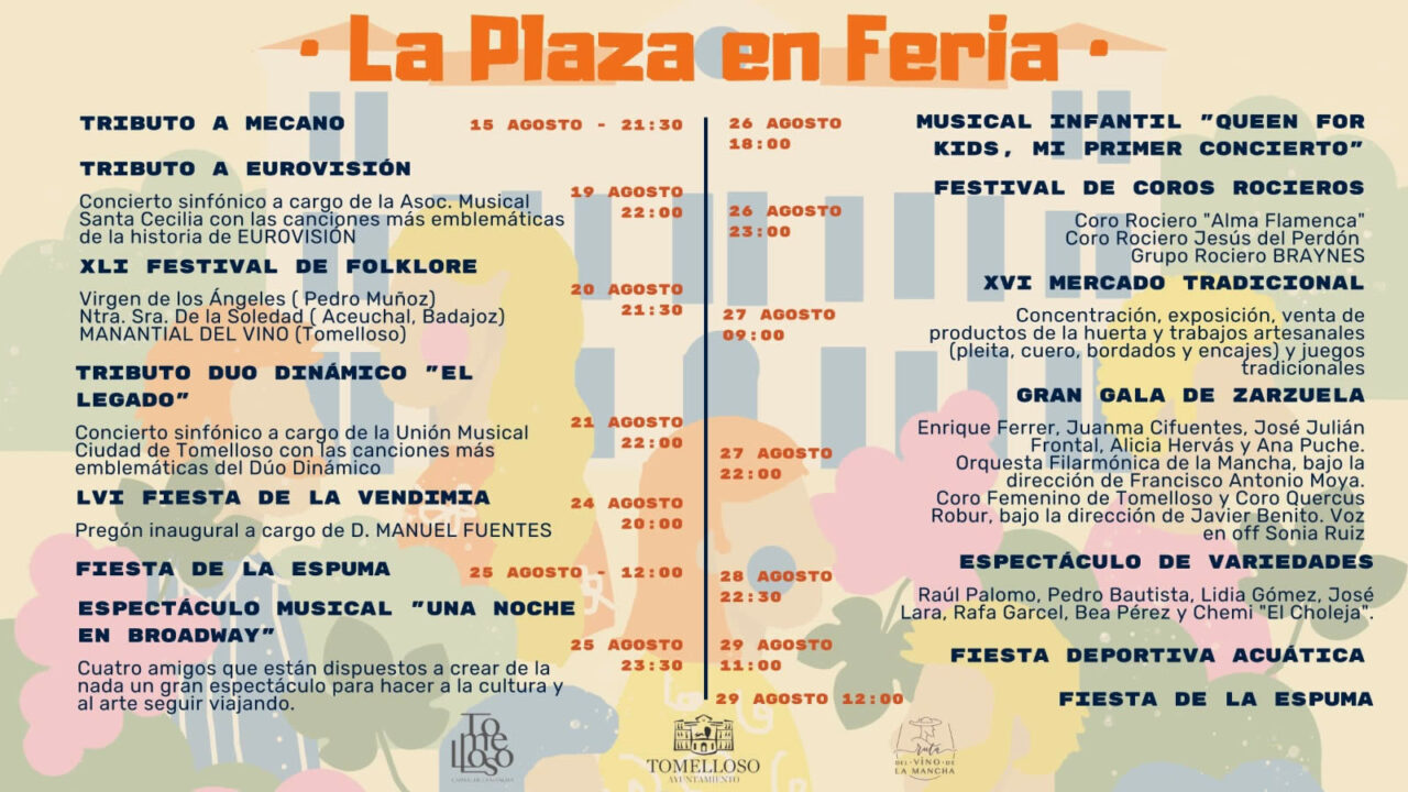 Presentada la programación de 'La Plaza en Feria'