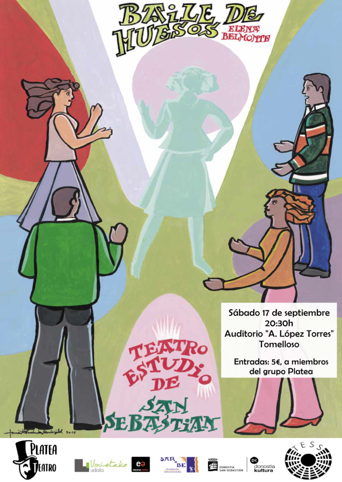 La obra de teatro 'Baile de huesos' vuelve a Tomelloso el sábado 17 de septiembre
