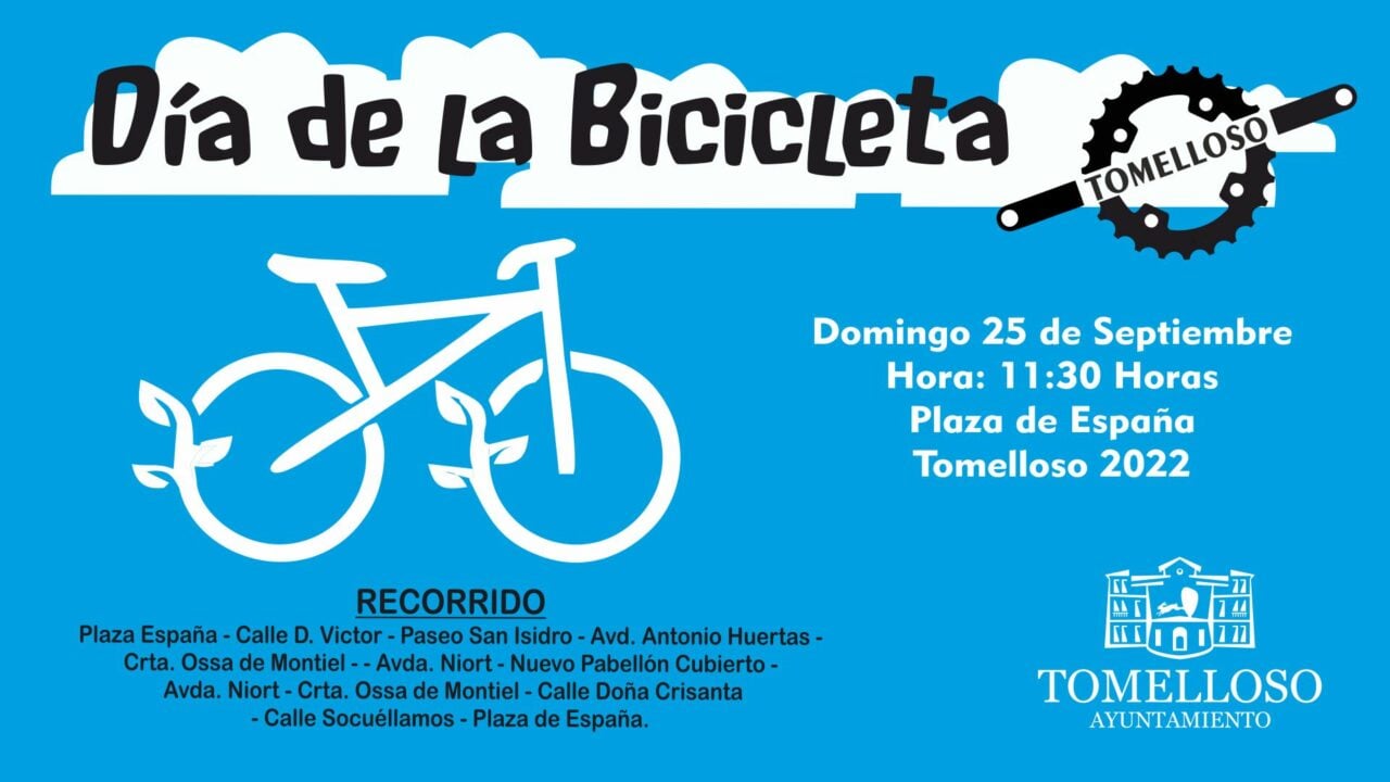 Este domingo 25 de septiembre vuelve a Tomelloso el 'Día de la Bicicleta'