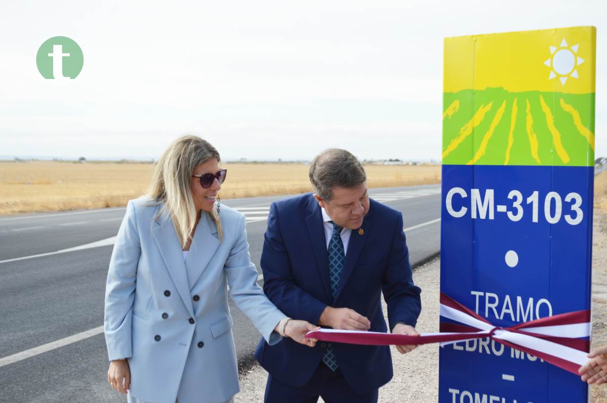 Inaugurado el arreglo del nuevo tramo de 26 kilómetros de carretera entre Pedro Muñoz y Tomelloso