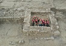 Las excavaciones en Libisosa sacan a la luz un torreón de una muralla romana