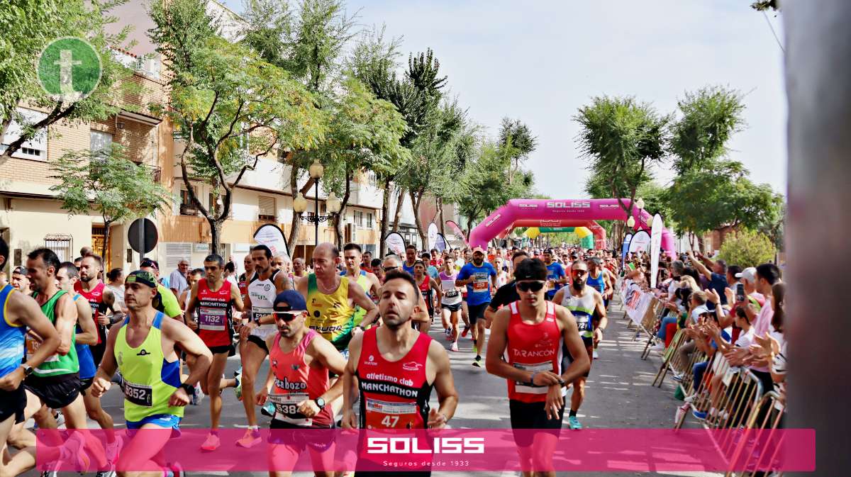 1.016 atletas participan en la 10K CorrEnTomelloso Gran Premio Soliss, donde vuelve a ganar David Bascuñana