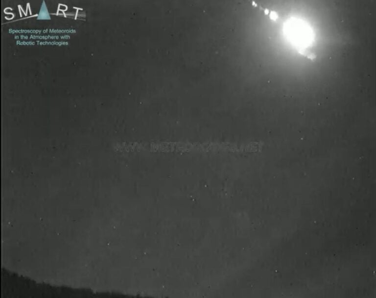 Registran una impresionante bola de fuego sobrevolando Castilla-La Mancha