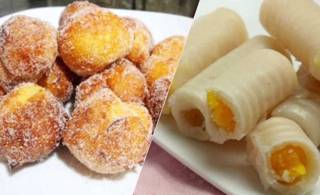 Receta de Buñuelos de viento y huesos de santo