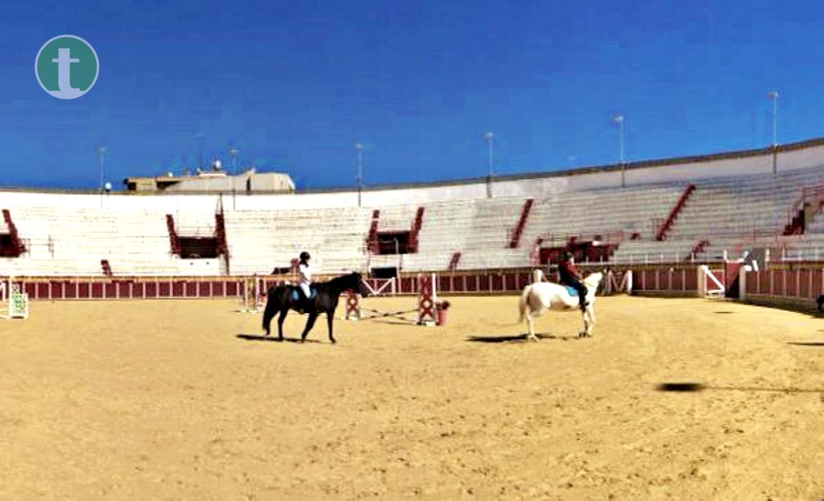 La Plaza de Toros acogió una exhibición de equitación deportiva en la Semana del Deporte de Tomelloso