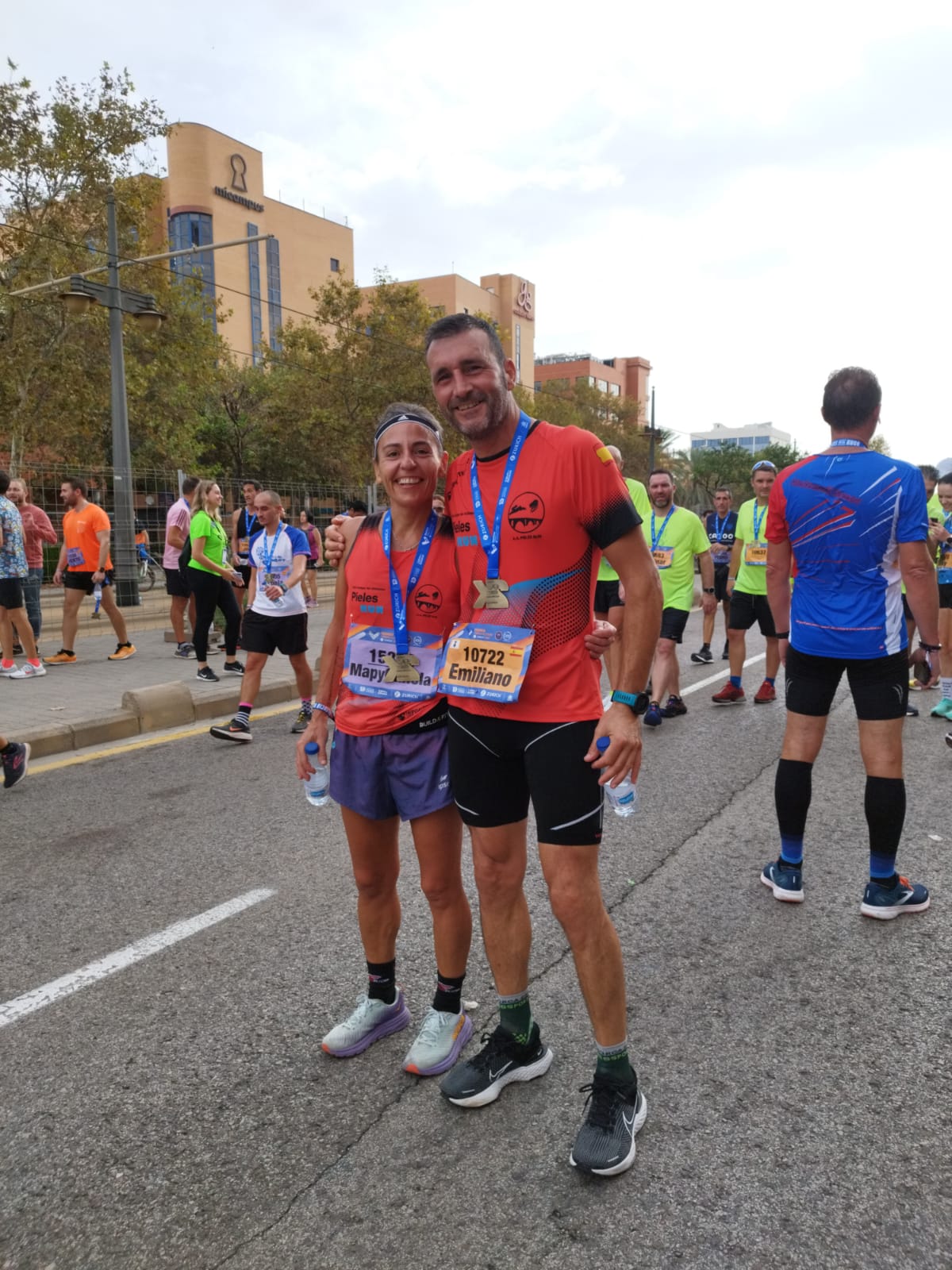 Los Pieles Run se traen buenas sensaciones de la Media Maratón de Valencia y de la 'Run like a Hero' de Herencia